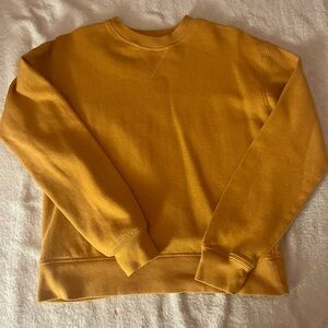 SO yellow basic sweater